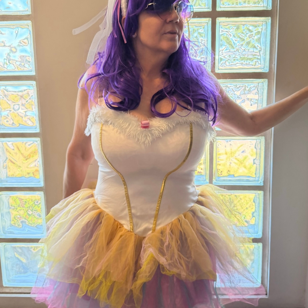 Unicorn Costume Set with Two Wigs & Two Headbands